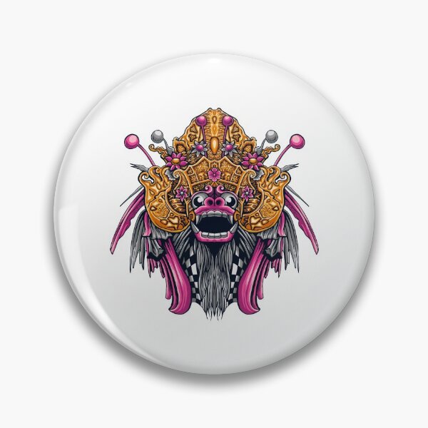 Item preview, pink Barong family mask designed and sold by IgaBarClay.