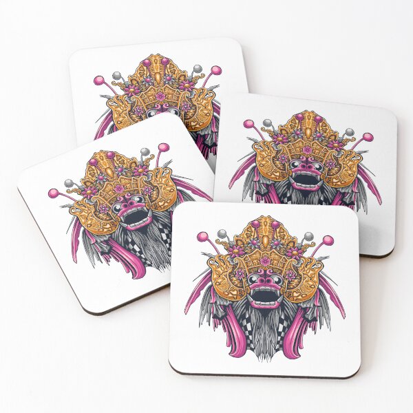 Item preview, pink Barong family mask designed and sold by IgaBarClay.