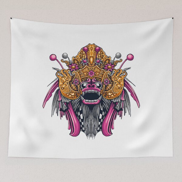 Item preview, pink Barong family mask designed and sold by IgaBarClay.