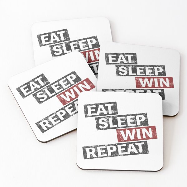 Aperçu de l'œuvre Eat Sleep Win Repeat créée et vendue par TheInsanely.