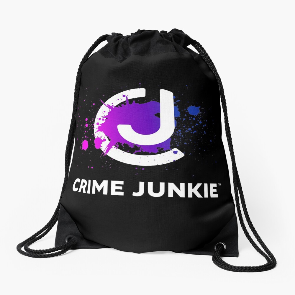 Crime Junkie True Crime Podcast Drawstring Bag