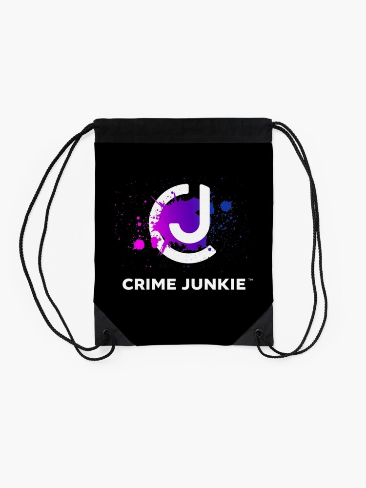 Alternate view of Crime Junkie True Crime Podcast Drawstring Bag