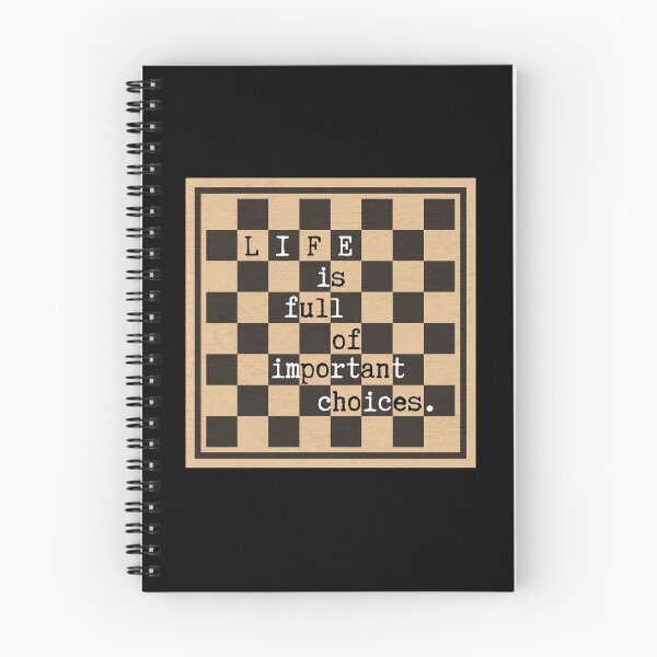 Item preview, Life Is Full Of Important Choices CHESS designed and sold by CozyMarket.