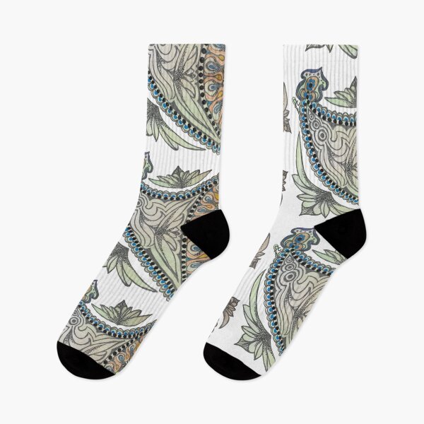 Item preview, Lotus Paisley in Neutral designed and sold by ACarlo.