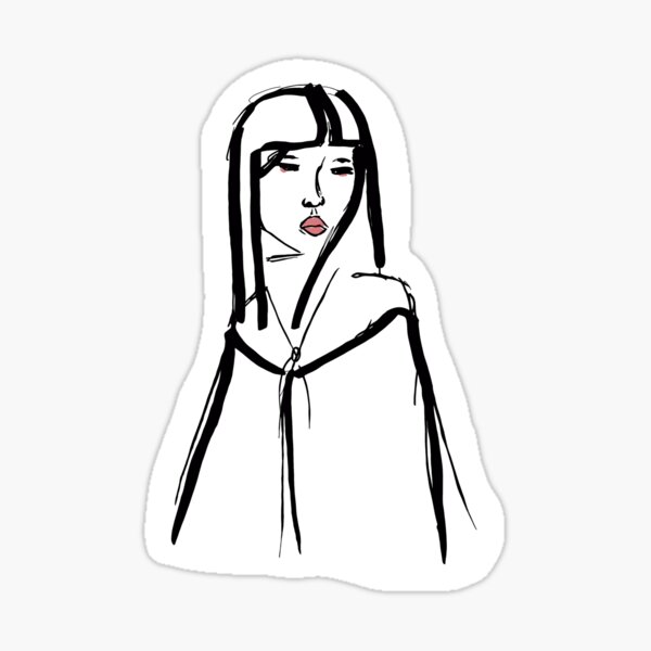 Item preview, Woman with Red Lips designed and sold by TyraVectorX.