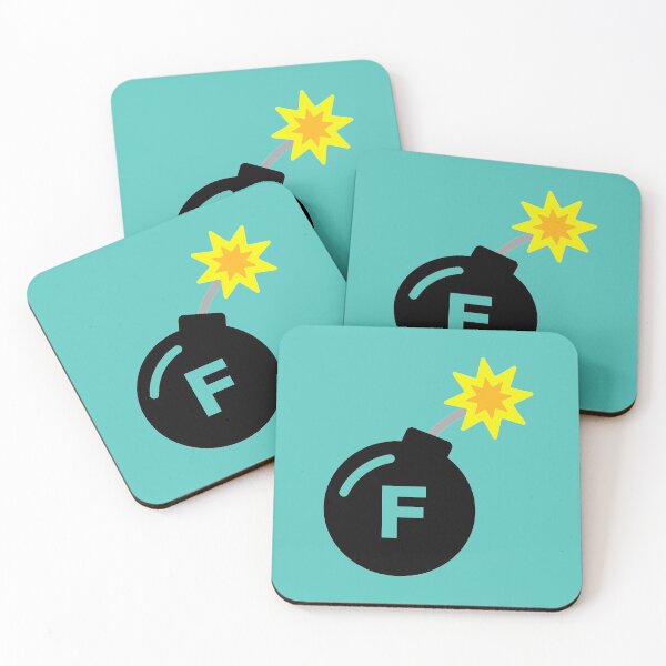 Item preview, F Bomb Light Blue designed and sold by MenMakeSammichs.