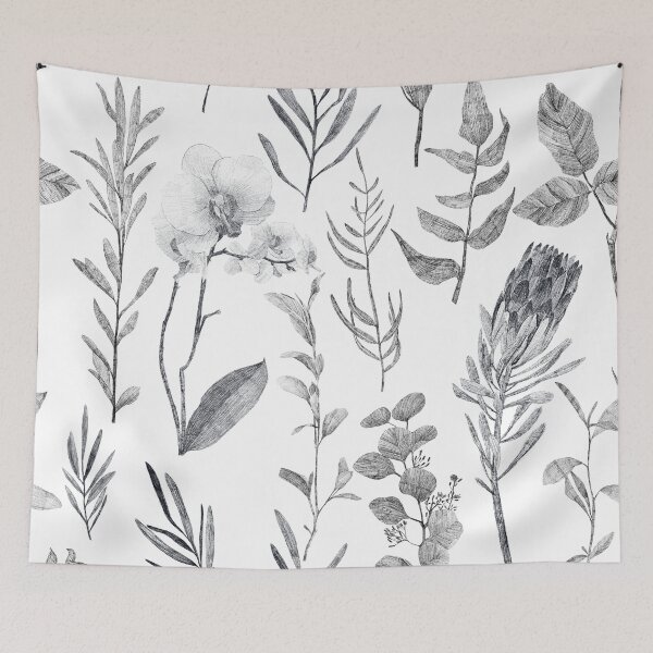Item preview, Floral hand drawing designed and sold by 46-Designz.