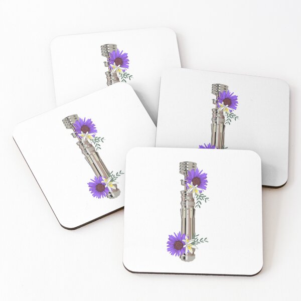 Item preview, Leia’s Lightsaber sprouting purple flowers  designed and sold by julesartthings.