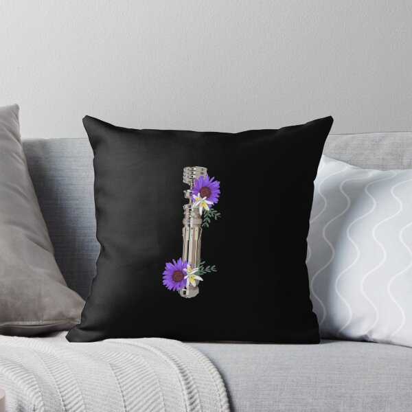Item preview, Leia’s Lightsaber sprouting purple flowers designed and sold by julesartthings.