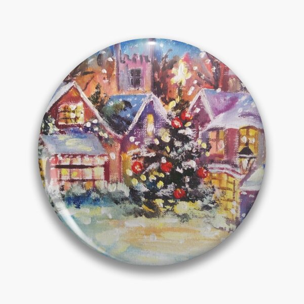 Item preview, Christmas original paint designed and sold by BeeTartprints.