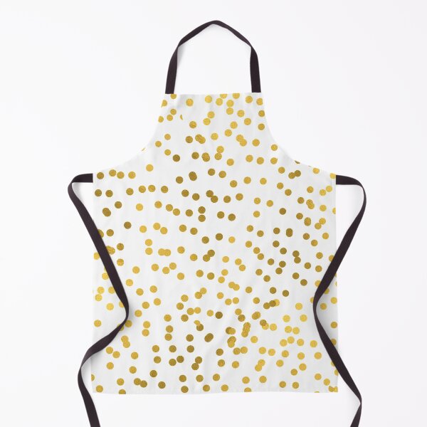 Item preview, preppy gold metallic polka dot pattern  designed and sold by adalaide.