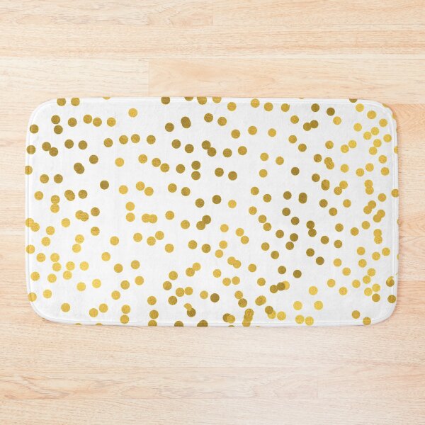 Item preview, preppy gold metallic polka dot pattern  designed and sold by adalaide.