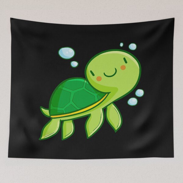 Item preview, Green Turtle Cartoon designed and sold by Kleon Seo.