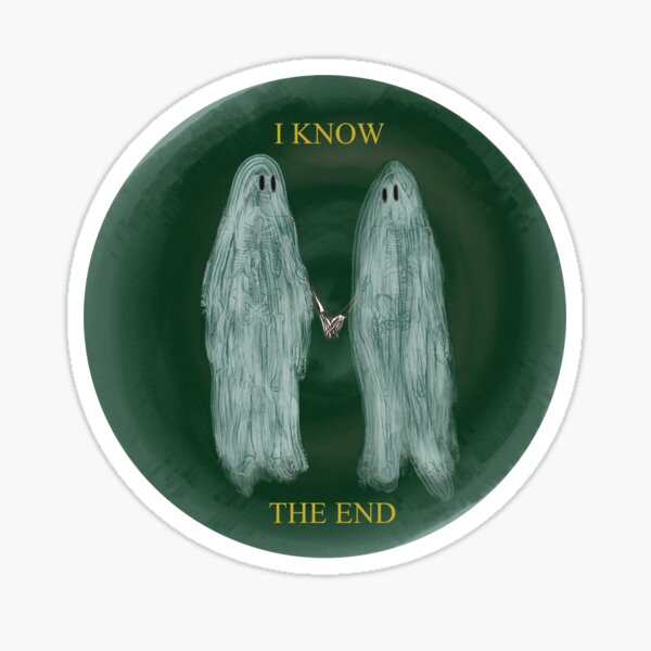 Phoebe Bridgers Art | Ghosts Holding Hands Sticker