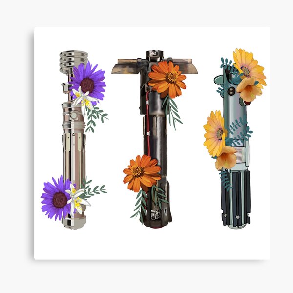 Vista previa del artículo con la obra «Colección de flores de sable de luz», diseñado y vendido por julesartthings.