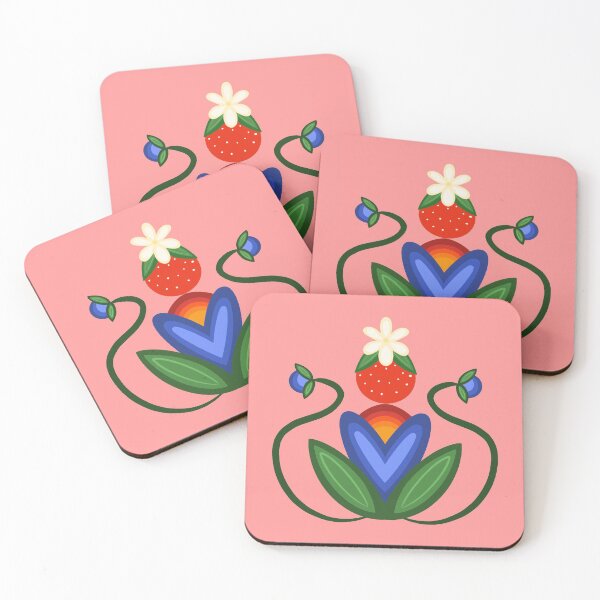 Item preview, otehimin ekwa nepihkân (strawberry and flower) designed and sold by mohchwa.