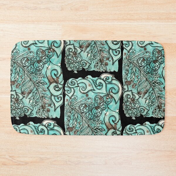 Item preview, Aqua Feather Dance (vertical) designed and sold by ACarlo.