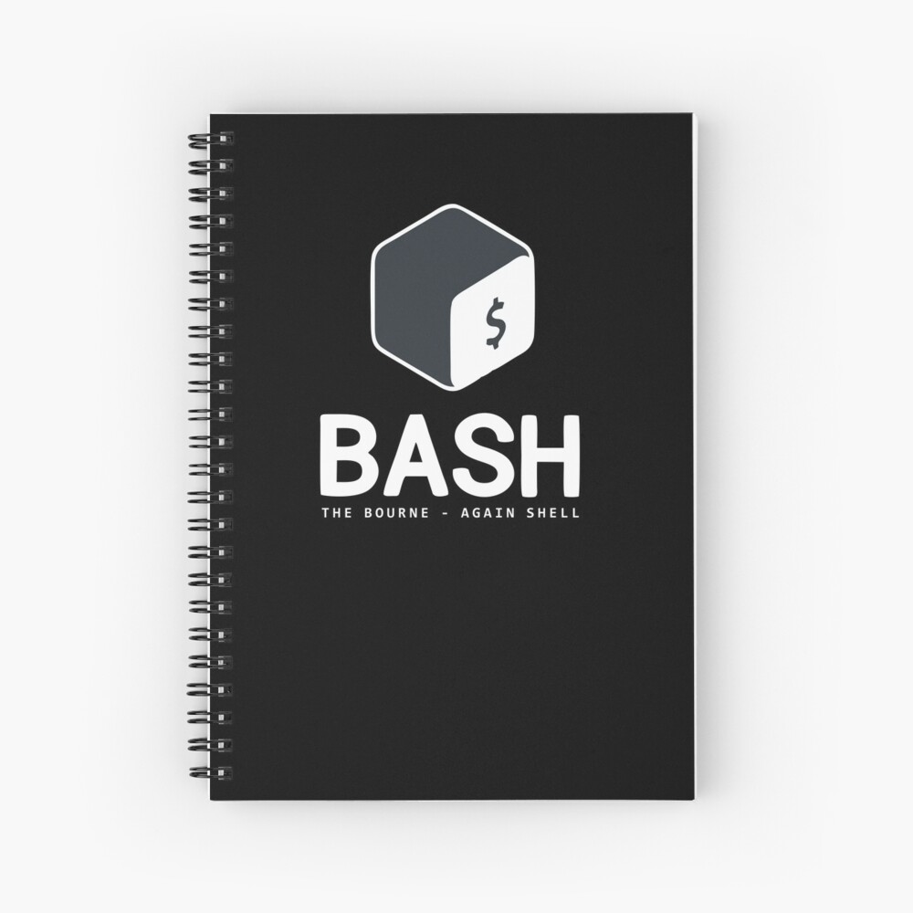Best Seller Bash Logo Merchandise Spiral Notebook By Tokisookbay Redbubble Best Seller Bash Logo Merchandise Spiral Notebook By Tokisookbay Redbubble