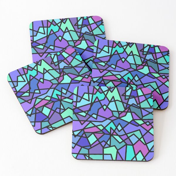 Item preview, Mermaid Colors Geometric designed and sold by Whoopsidoodle.