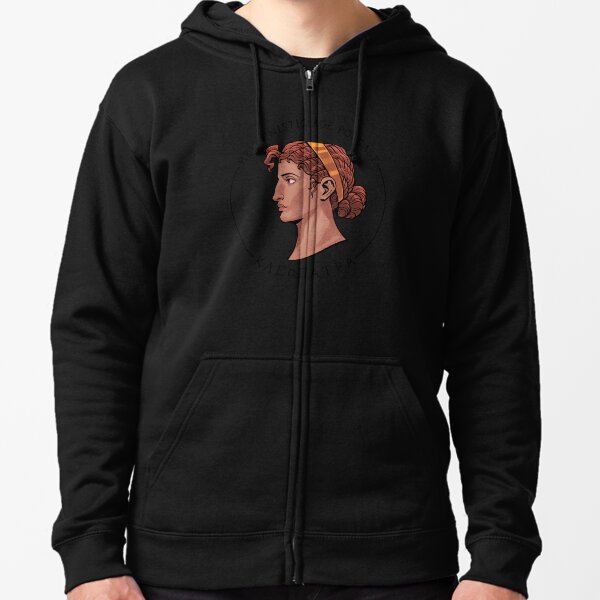 Cleopatra Artwork - The Hellenistic Age Podcast Zipped Hoodie