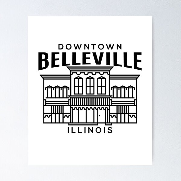 Item preview, Downtown Belleville IL designed and sold by HalpinDesign.