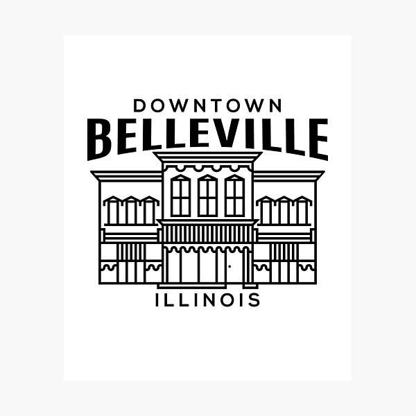 Item preview, Downtown Belleville IL designed and sold by HalpinDesign.
