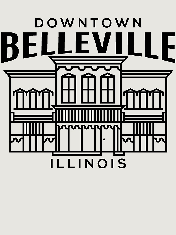 Thumbnail 6 von 6, Premium Oversized Pullover, Downtown Belleville IL designt und verkauft von HalpinDesign.