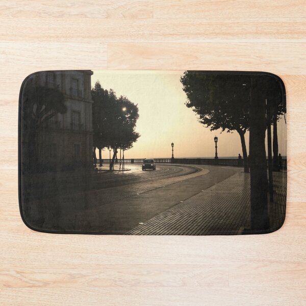 Item preview, Car Driving Down the Road at Sunset in Cadiz - Spain designed and sold by TheRightAngle.