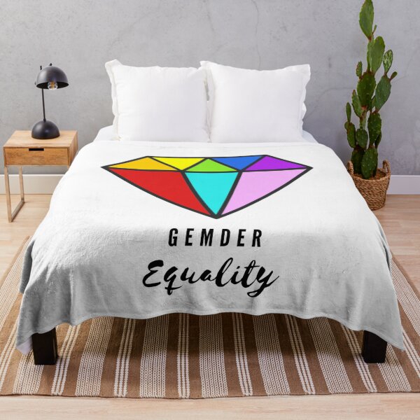 Item preview, Gemder Equality White designed and sold by MenMakeSammichs.