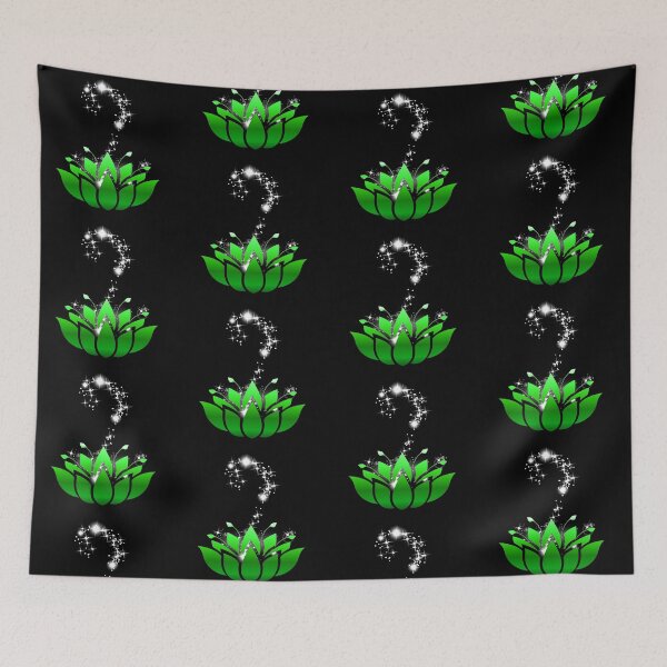 Item preview, Magical Lotus Flower In Green Hue designed and sold by RosieSunflower.