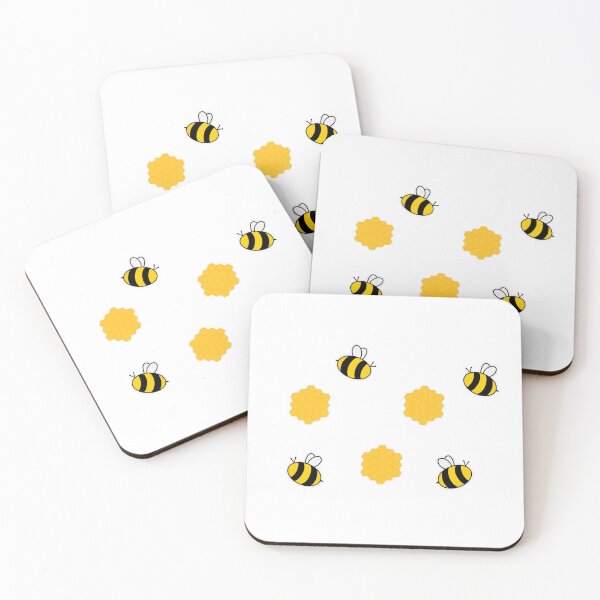 Item preview, bees and honeycombs designed and sold by Emma Trowbridge.