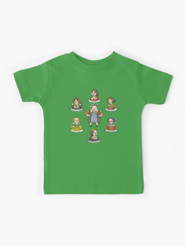 King Henry VIII of England and his six wives Kids T-Shirt by English School  - Bridgeman Prints