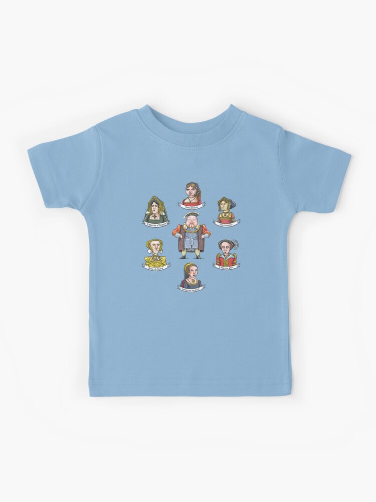 King Henry VIII of England and his six wives Kids T-Shirt by English School  - Bridgeman Prints