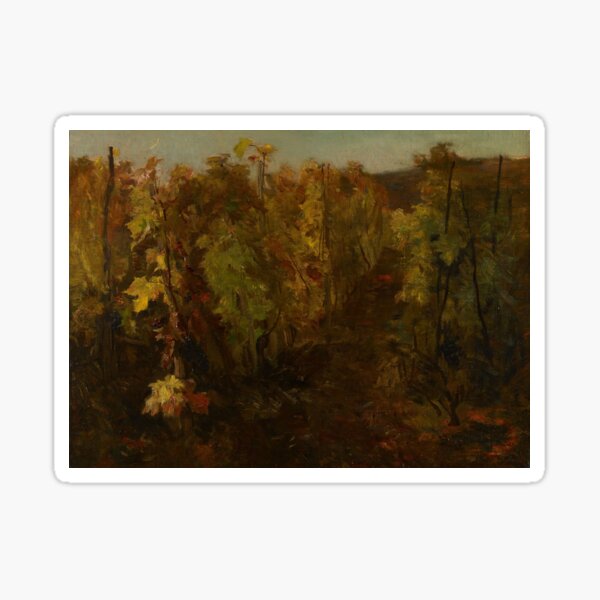 La Vigne or The Vine by Charles Francois Daubigny Sticker