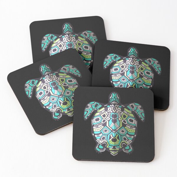 Item preview, Tortuga Verde Zentangle designed and sold by Kleon Seo.