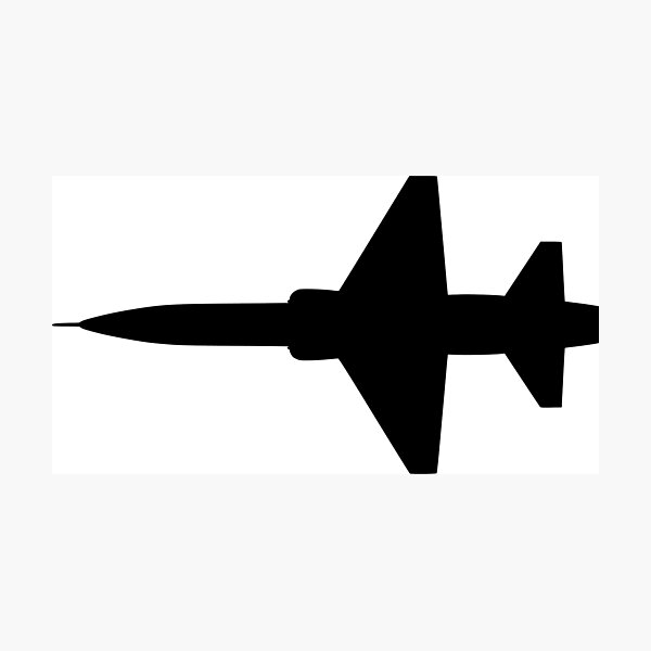 “T38 silhouette top” Photographic Print for Sale by Lt Trouser | Redbubble