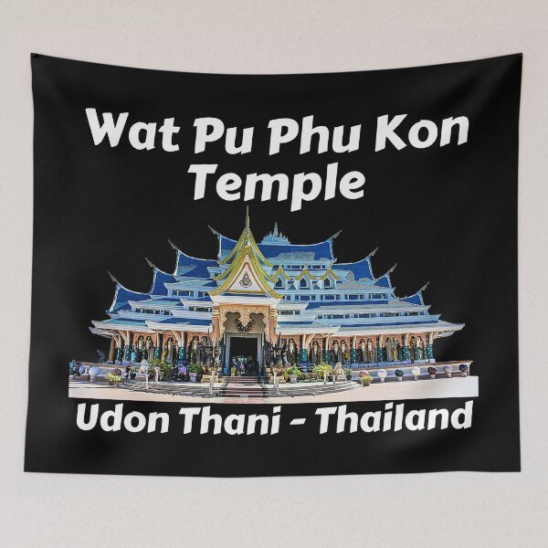 Item preview, Wat Pu Phu Kon - Udon Thani Province, Thailand designed and sold by Scubaloppy.