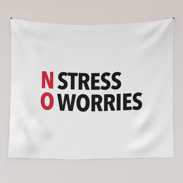 Item preview, No Stress No Worries designed and sold by thilinank.