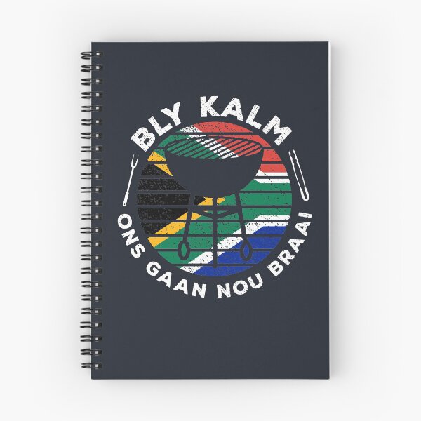 Item preview, Bly Kalm Ons Gaan Nou Braai Funny African BBQ designed and sold by d247.