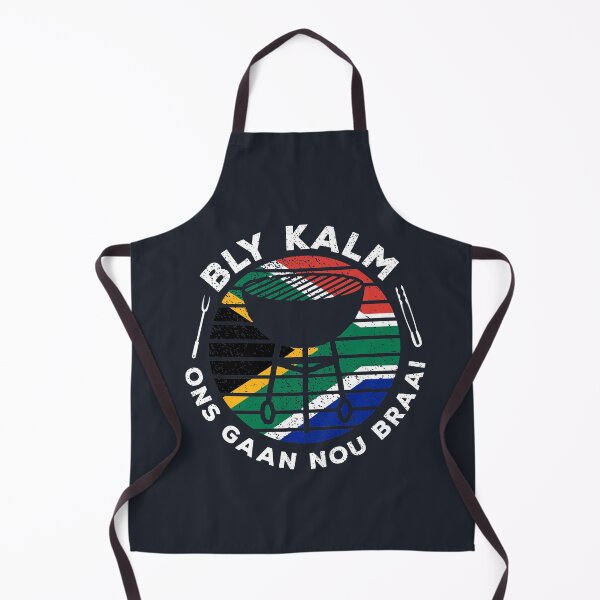 Item preview, Bly Kalm Ons Gaan Nou Braai Funny African BBQ designed and sold by d247.