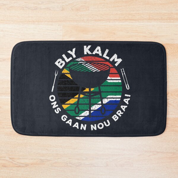 Item preview, Bly Kalm Ons Gaan Nou Braai Funny African BBQ designed and sold by d247.