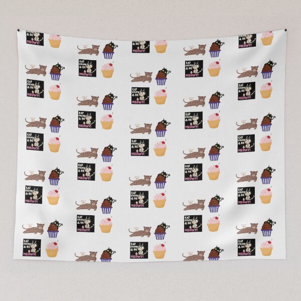 Item preview, Eat Drink and Be Meowy Pack designed and sold by GalleryNora.