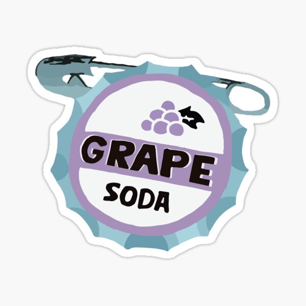 UP Grape soda badge Sticker