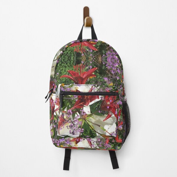 Item preview, Summertime Scarlet  and White Lily Fusion in Emerald Gardens designed and sold by RoseAromas.