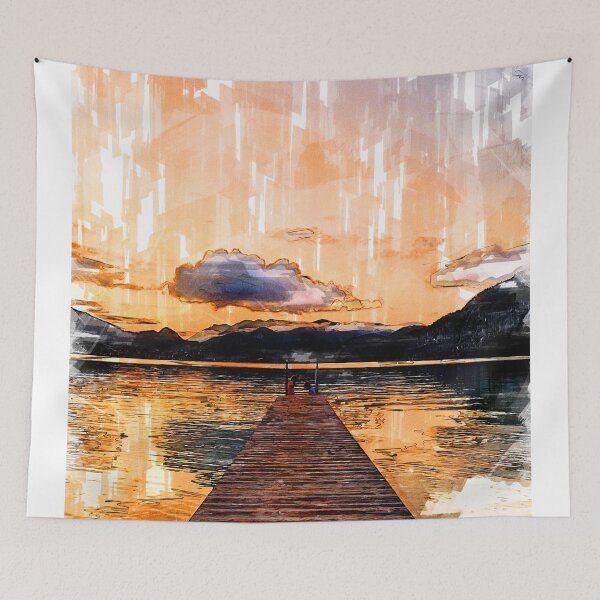 Item preview, Stunning Jetty Sunset.  designed and sold by ColortrixArt.