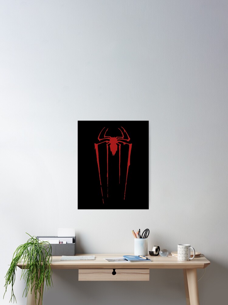 Thumbnail 2 of 3, Poster, Spider Symbol In Red. designed and sold by Libaz.