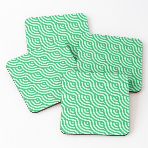 Item preview, Waving Circles Pattern (Green) designed and sold by RinozaRose.