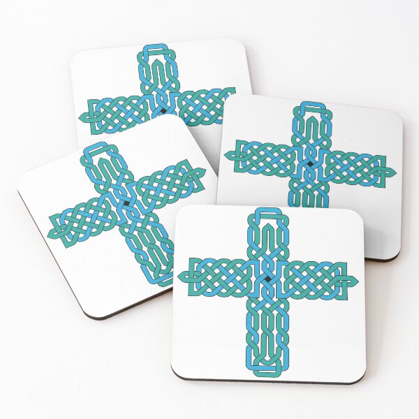 Item preview, Celtic Cross Blue Green designed and sold by JillyBeanDesign.