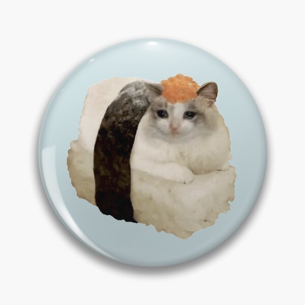 Item preview, Sad Sushi Cat designed and sold by coa6ulasol7e.