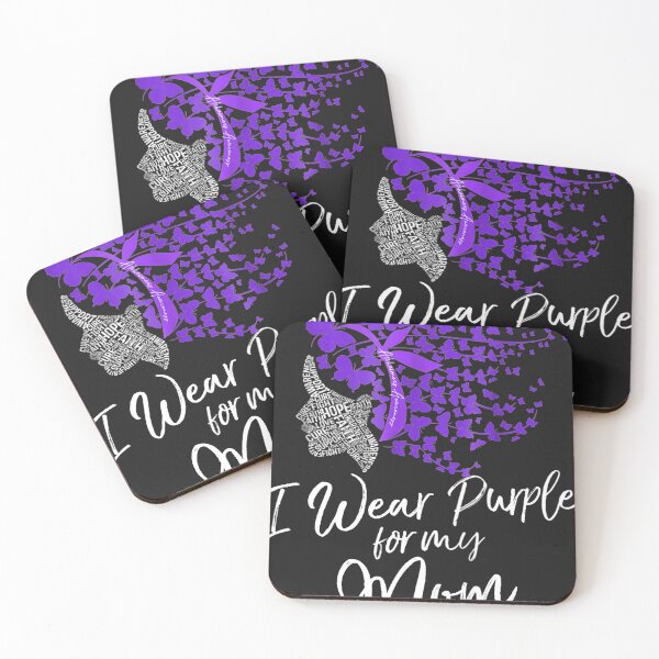 Item preview, I Wear Purple For My Mom Alzheimers Awareness  designed and sold by Realmuto.
